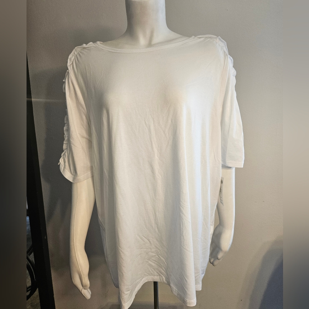 Chico's Plus Size Women's Short Sleeve Top